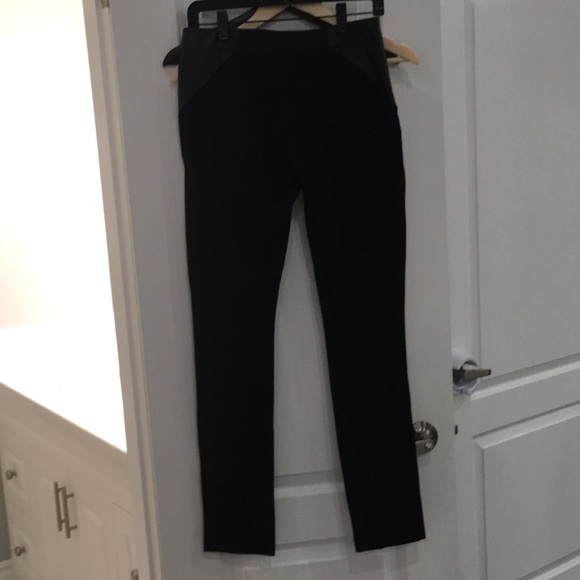 BCBG Stephen pleather stripe pant - Picture 3 of 10
